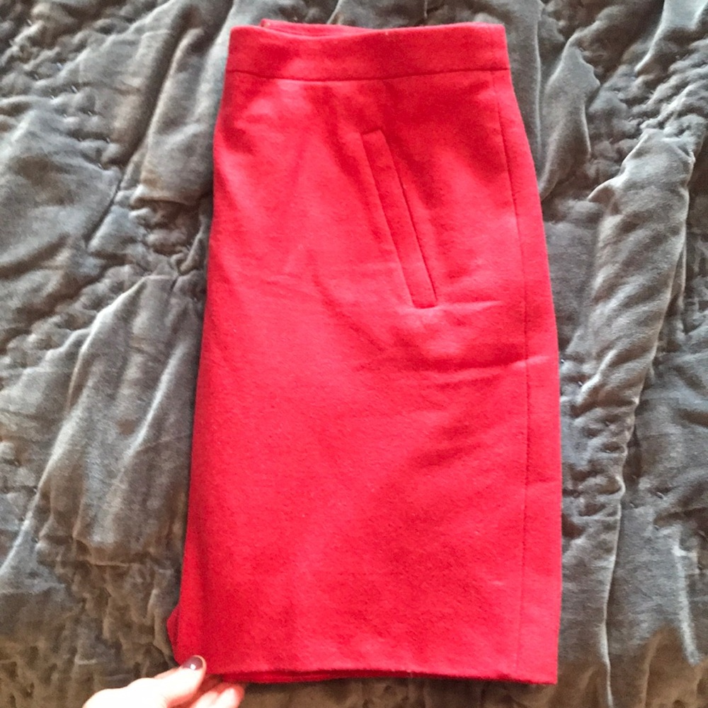 J. Crew wool mini skirt. Never worn.